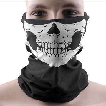 Skull Ghost Face Biker Mask.