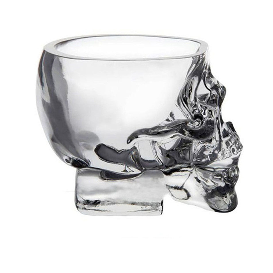 Skull Head Drinking Glass.