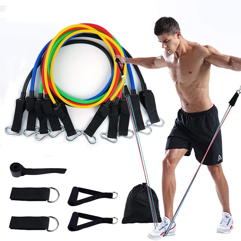 11 Pieces Resistance Bands Set Workout