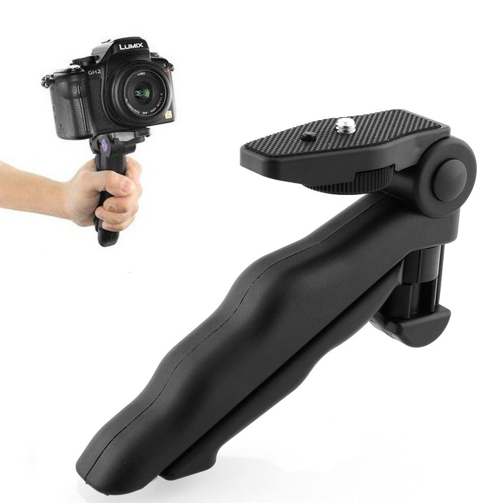 Flexible 2 in 1 Handheld Grip Mini Tripod Stand for Digital Camera.