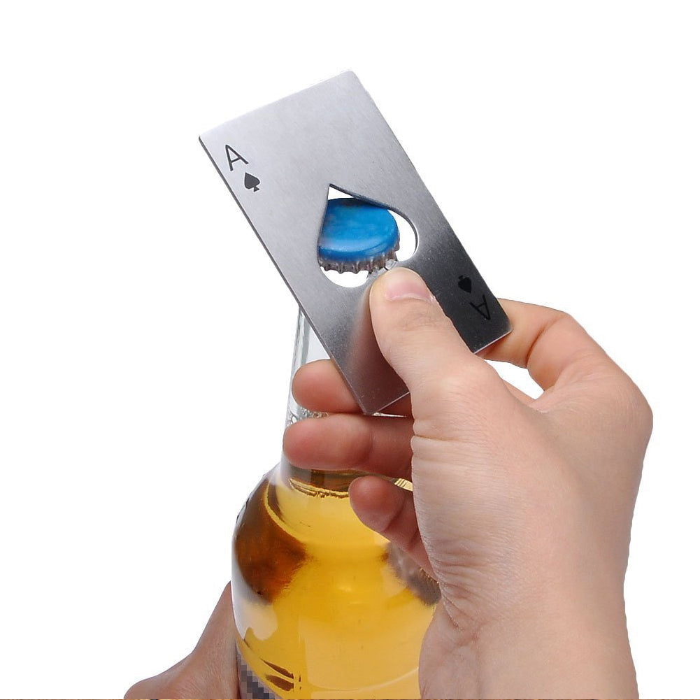 Poker Card Bottle Opener