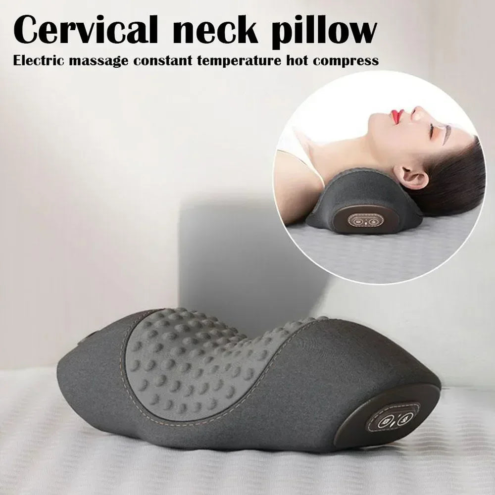 Neck Massager Cervical Hot Pillow