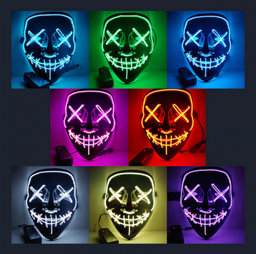 LED Halloween Mask