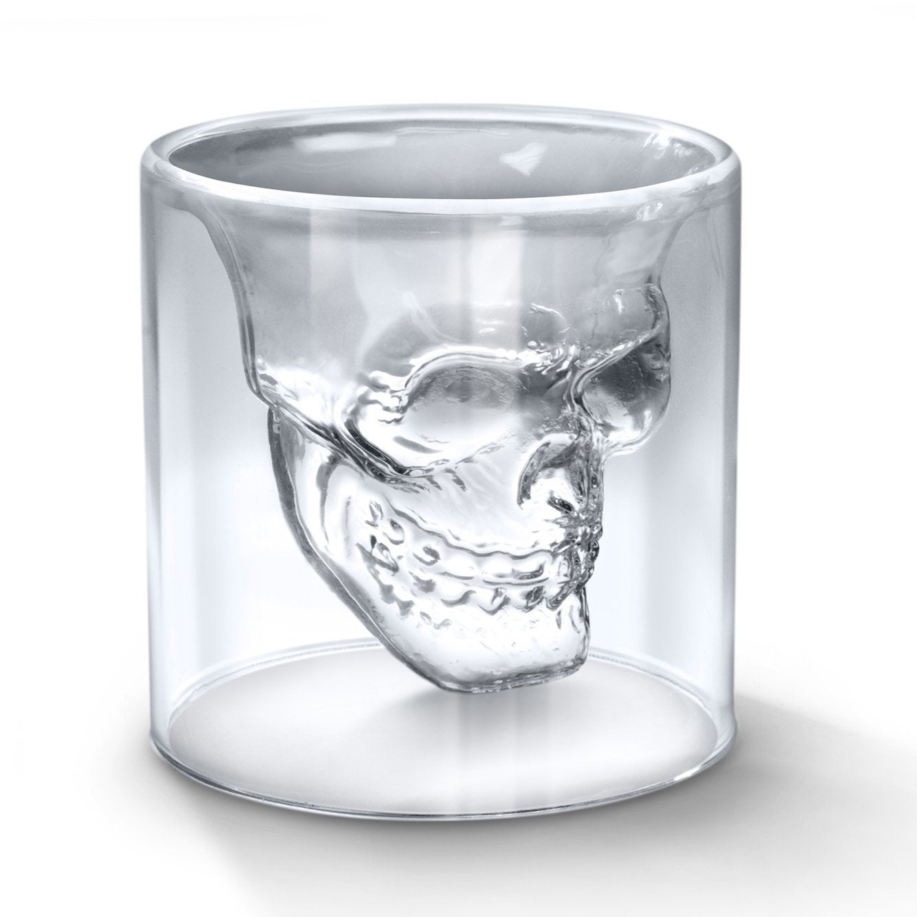 Skull double wall coffee cup